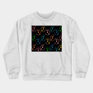 Bauhaus abstract faces Crewneck Sweatshirt